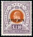 Stamp of South Africa » Natal 1859-1909, Natal Collection of stamps & postal history onc