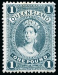 Stamp of Australia » Queensland 1907-12, Small range on album pages incl. 1907-11 sideface