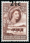 Stamp of Bechuanaland » Collections 1953-66, QEII primarily mint collection with varieties