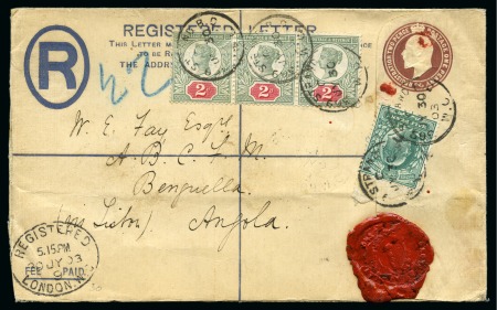 Stamp of Great Britain » 1855-1900 Surface Printed 1887-1900 Jubilee issue frankings to better destinations