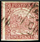 Stamp of Australia » New South Wales 1840-80, Specialised collection in 2 large albums with Sydney Views, Diadems specilaising in retouches, etc.