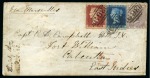 Stamp of Great Britain » 1855-1900 Surface Printed 1859-83, Group of 4 covers to overseas destinations