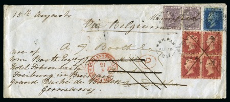 Stamp of Ireland » GB Used In Ireland 1862 Envelope from London to Ireland, redirected by H&K Packet