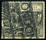 Stamp of Great Britain » Collections 1840-1935, Mostly used collection in a Windsor album