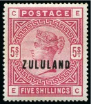 Stamp of South Africa » Zululand 1888-91, Mint & used collection incl. stationery & a cover