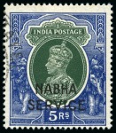 Stamp of India 1854-1940s, Fantastic lot of India & States in 3 albums