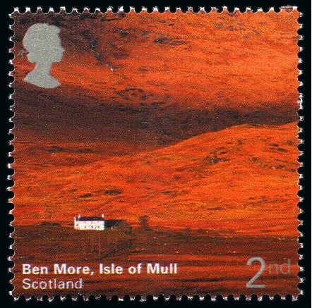Stamp of Great Britain » Queen Elizabeth II 2003 British Journey 2nd Ben More colour trial