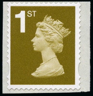 Stamp of Great Britain » Queen Elizabeth II 2006 1st Class gold with phosphor omitted error mint