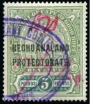 Stamp of Bechuanaland » Collections REVENUES: 1887-1961, Used collection on 11 pages