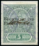 Stamp of Bechuanaland » Collections REVENUES: 1887-1961, Used collection on 11 pages