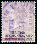 Stamp of Bechuanaland » Collections REVENUES: 1887-1961, Used collection on 11 pages
