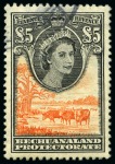 Stamp of Bechuanaland » Collections REVENUES: 1887-1961, Used collection on 11 pages