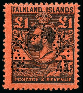 Stamp of Falkland Islands 1929-37 Whale and Penguin SPECIMEN set of 11 values,