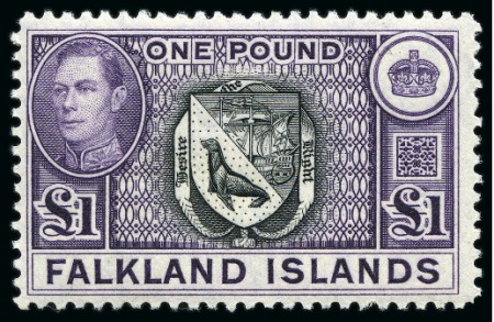 Stamp of Falkland Islands 1938-50 Pictorials, complete never hinged set of 18