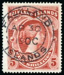 Stamp of Falkland Islands » Collections 1878-1994, Important and valuable balance collection