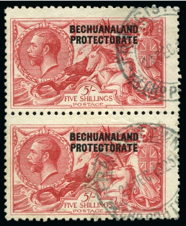 Stamp of Bechuanaland » Bechuanaland Protectorate 1914-23, Seahorses used group