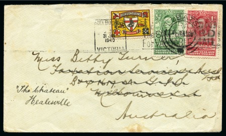 Stamp of Bechuanaland » Bechuanaland Protectorate 1938-52 Issue group of 10 covers incl. scarce 1d War Fund label on cover