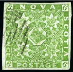 Stamp of Canada » Nova Scotia 1851-63, Mint & used selection on stockpages, better
