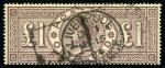 Stamp of Great Britain » Collections 1883-1902, Group of used high values incl. 1883-84