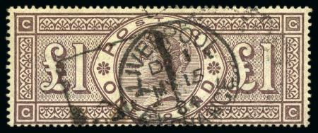 Stamp of Great Britain » Collections 1883-1902, Group of used high values incl. 1883-84