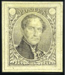 Stamp of Belgium » Belgique. 1849 Médaillons (filigrane encadré) - La Genèse - Essais Essai de Delpierre d'un type non-agréé, huit exemp