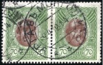 Stamp of Russia » Russia Post in Mongolia Selection of stamps with different cancels incl. U