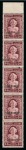 Stamp of Egypt » Commemoratives 1943 5th Birthday of Princess Ferial 5m+5m brown-lake colour trials in vert. strip