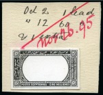 Stamp of Egypt » Commemoratives 1895 Winter Festivals Foundation die proofs