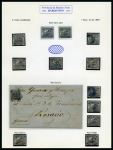 Stamp of Argentina » Buenos Aires » Steamship issue (P1-27) 1858-59, Attractive small specialised collection on the steamship issues