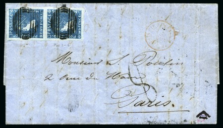 Stamp of Mauritius » 1859 Sherwin Issue (SG 40) One of Only Two Double Rate Sherwin Frankings