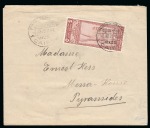 Stamp of Egypt » Commemoratives 1925 International Geographical Congress in Cairo, group of four commercial usages