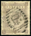 Stamp of Great Britain » Collections 1840-1901, Mint & used collection in 2 stockbooks with many rare stamps
