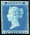 Stamp of Great Britain » Collections 1840-1901, Mint & used collection in 2 stockbooks with many rare stamps