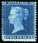 Stamp of Great Britain » Collections 1840-1901, Mint & used collection in 2 stockbooks with many rare stamps