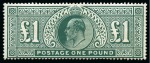 Stamp of Great Britain » Collections 1902-29, Mostly mint collection in a stockbook incl. Seahorses, PUC £1, etc.