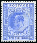 Stamp of Great Britain » Collections 1902-29, Mostly mint collection in a stockbook incl. Seahorses, PUC £1, etc.