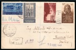 Stamp of Egypt » Commemoratives 1946 Arab League Congress, two commercial usages, showing