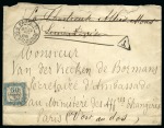 Stamp of France » Timbres-Taxe 1871-78 60c bleu obl. càd Laval 30.09.1888 sur enveloppe