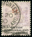 Stamp of Bechuanaland » Postal History & Cancellations BAILEY BRITH to ZWART MODDER: Collection of cancels