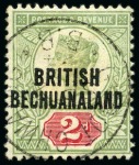 Stamp of Bechuanaland » Postal History & Cancellations BAILEY BRITH to ZWART MODDER: Collection of cancels