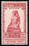 Stamp of Egypt » Commemoratives 1927 Statistical Congress, two different 5m hand-drawn essays