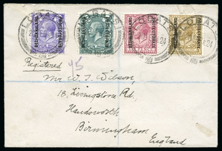 Stamp of Bechuanaland » Postal History & Cancellations LOBATSI: Collection written up on 22 album pages from QV to QEII