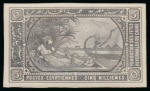 Stamp of Egypt » Commemoratives 1895 The Winter Festivals, complete set of three die proofs on glossy paper