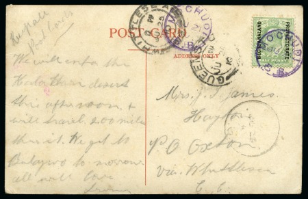 Stamp of Bechuanaland » Postal History & Cancellations MOCHUDI: Collection written up on 9 album pages