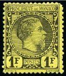 Stamp of Colonies françaises » Monaco 1885-1955, Petite sélection de bonnes valeurs dont