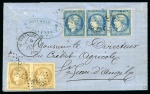Stamp of France Rare affranchissement à 80c tout en Bordeaux avec