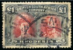Stamp of Rhodesia 1891-1919, Attractive mint & used collection on two