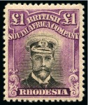 Stamp of Rhodesia 1891-1919, Attractive mint & used collection on two