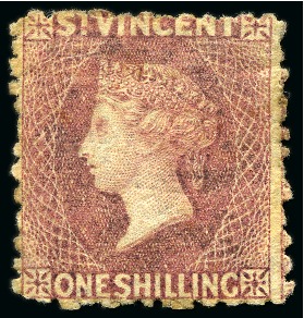 Stamp of St. Vincent 1863-1938, Mint and used collection on a Scott album page