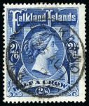 Stamp of Falkland Islands » Collections 1891-1937, Small selection of Falkland Islands on two